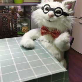 Большой интеллигентный котик Родион😊 Большие игрушки Игрушки на заказ по фото, рисункам. Шьем от 1 шт.
