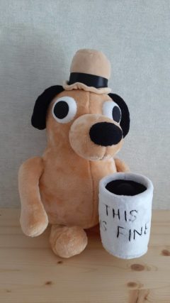 Мем собака в огне - игрушка по картинке Популярные игрушки Игрушки на заказ по фото, рисункам. Шьем от 1 шт.